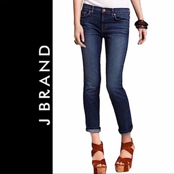 EUC J BRAND sz26 cropped “the skinny” Jeans in “”ink” excellent condition! - Picture 1 of 7